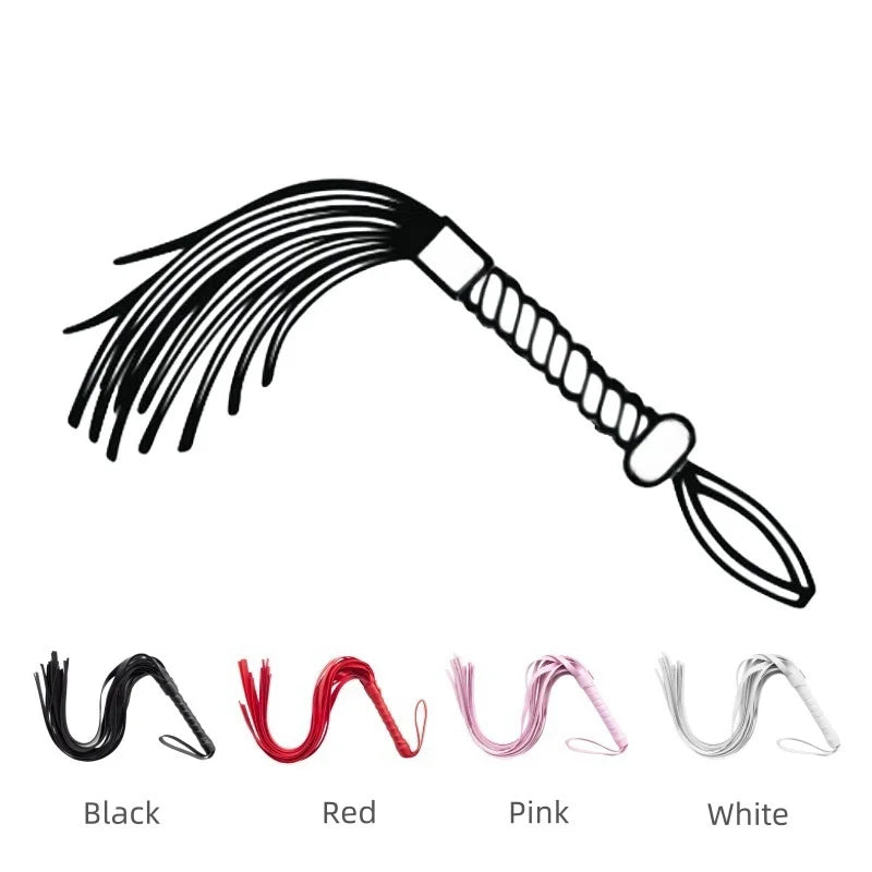 45cm Erotic Small Whip with Fetish BDSM Bondage Handle Horse Lash Accessories for Couple Spanking Adult Sex Toys
